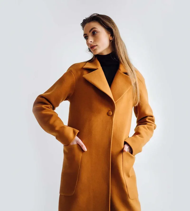 Orange coat